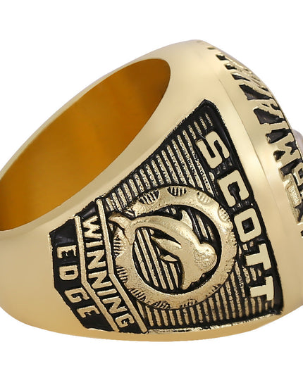 1973 & 1974 Miami Back-to-Back Championship Ring & Trophy Set – Replica Ring Set for Collectors & Fans