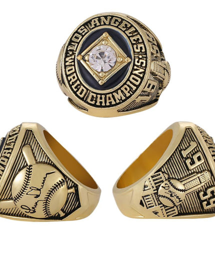 Los Angeles Dodgers World Series Championship Rings Set -Baseball Fan Gift & Memorabilia