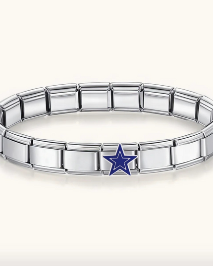 Football Team Logo Italian Charm Bracelet – Custom Gifts for Fans