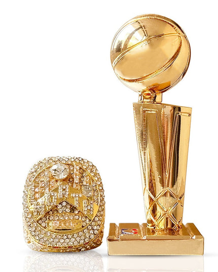 2019 Toronto Raptors Championship Ring and Trophy Set – Replica Collectible for Basketball Fans