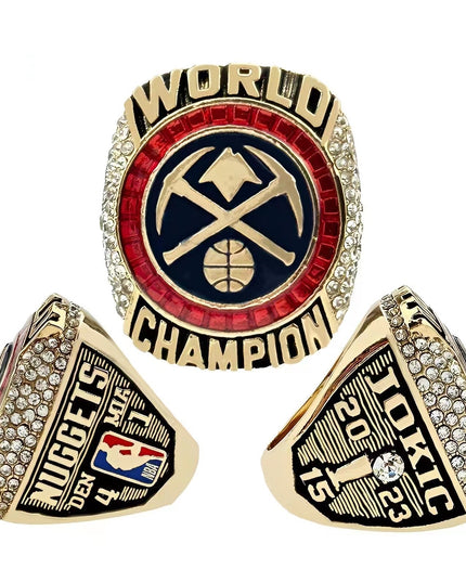 2023 Denver Nuggets Championship Ring & Trophy  – Collectible MVP Basketball Memorabilia