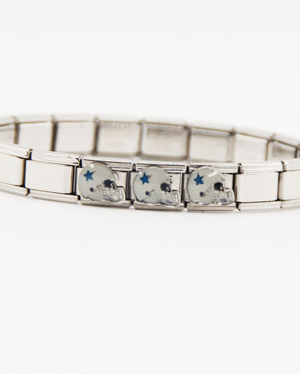 Dallas Cowboys Italian Charm Bracelet – DIY Custom Gift for Fans