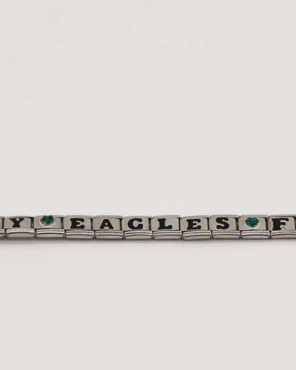 GO BIRDS  Italian Charm Bracelet -Game Day & Special Gift for Eagles Fans