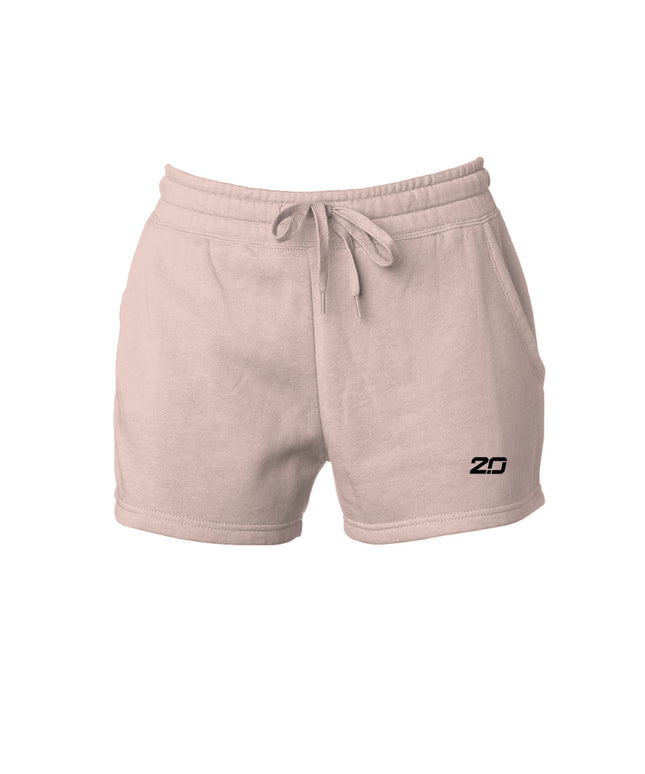 Womens Cali Wave Wash Short (Pink)