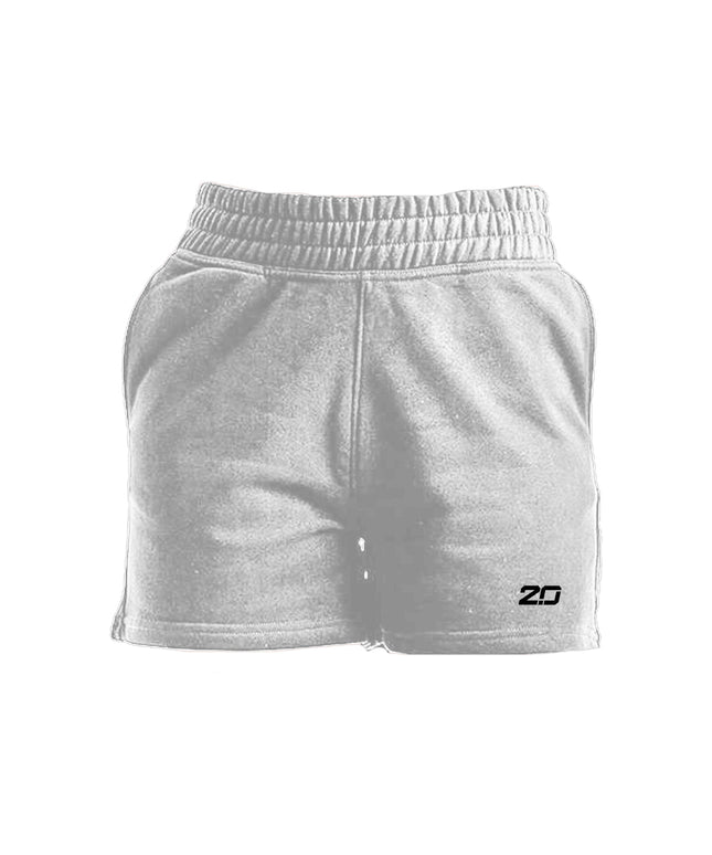 Womens Jogger Shorts (White)