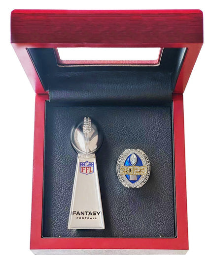 2023 Fantasy Football Champion Ring & Trophy Set