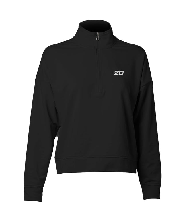 Women's Perform Quarter Zip (Black)