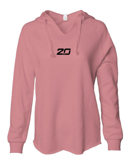 Women's Lightweight Wash Hoodie (Dusty Rose)