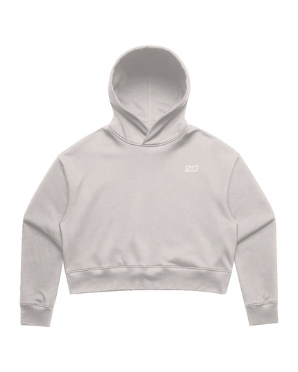Women's Relax Crop Hoodie (Bone)