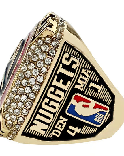 2023 Denver Nuggets Championship Ring & Trophy  – Collectible MVP Basketball Memorabilia