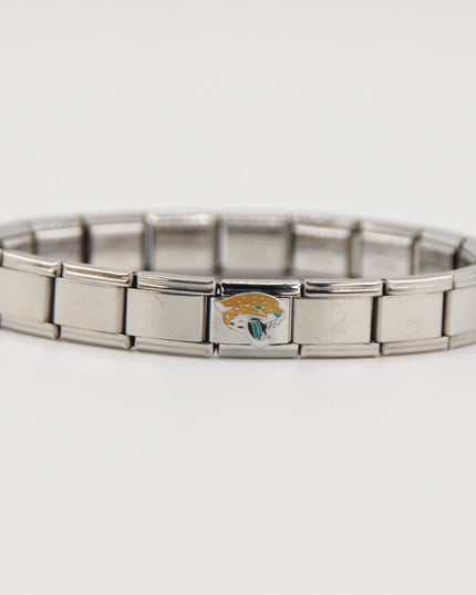 Football Team Logo Italian Charm Bracelet – Custom Gifts for Fans