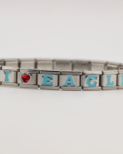 GO BIRDS  Italian Charm Bracelet -Game Day & Special Gift for Eagles Fans