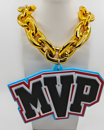 MVP & Champion EVA Fan Support Necklace – 30 Inch Game Day Sports Fan Gift