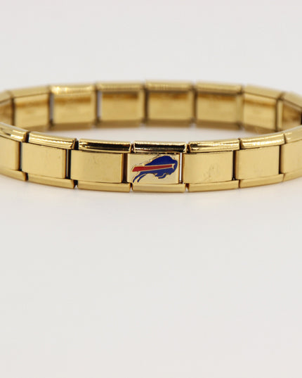 Football Team Logo Italian Charm Bracelet – Custom Gifts for Fans