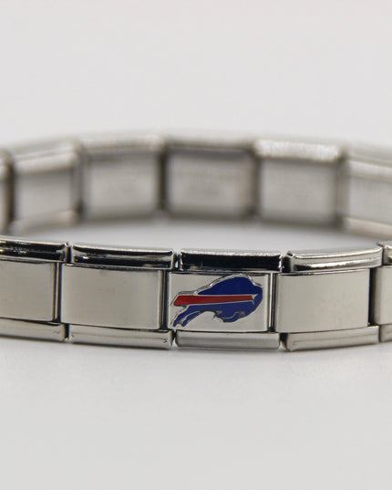 Football Team Logo Italian Charm Bracelet – Custom Gifts for Fans