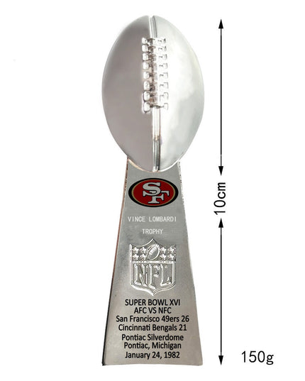 San Francisco 49ers Dynasty Era Ring & Trophy Set – Championship Replica Collector Display