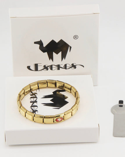 Football Team Logo Italian Charm Bracelet – Custom Gifts for Fans