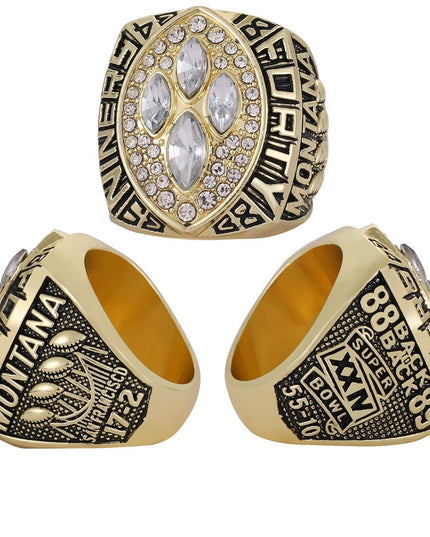 San Francisco 49ers Dynasty Era Ring & Trophy Set – Championship Replica Collector Display