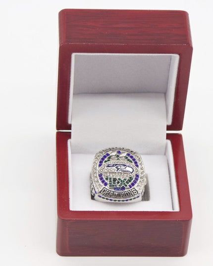 New 2025 Seahawks Championship Ring – Super Bowl 60 Fan Replica Ring