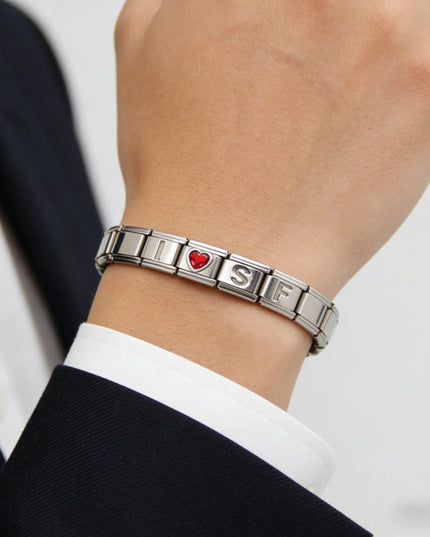 San Francisco 49ers Italian Charm Bracelet – Sports Fan Gift for Holiday, Birthday & Game Day