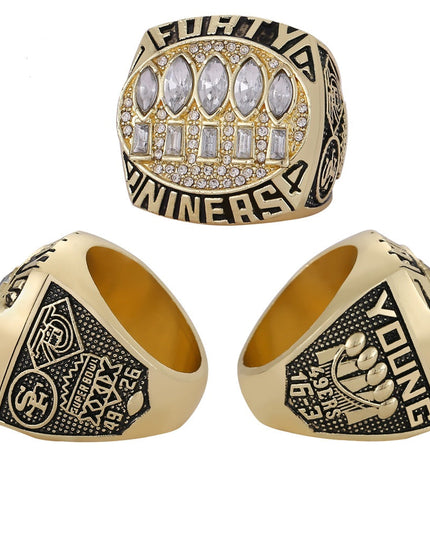 San Francisco 49ers Dynasty Era Ring & Trophy Set – Championship Replica Collector Display