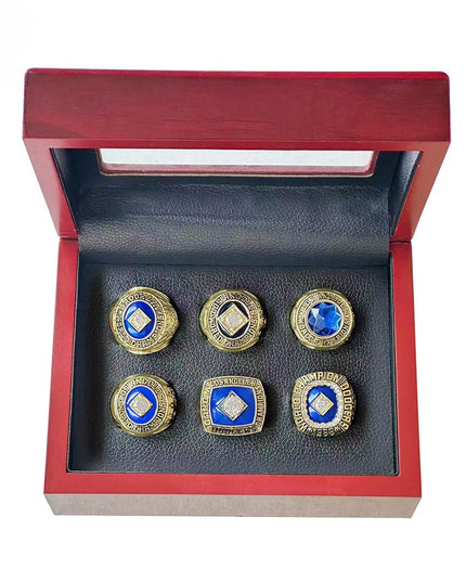 Los Angeles Dodgers World Series Championship Rings Set -Baseball Fan Gift & Memorabilia