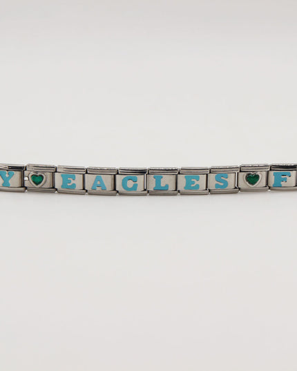 GO BIRDS  Italian Charm Bracelet -Game Day & Special Gift for Eagles Fans