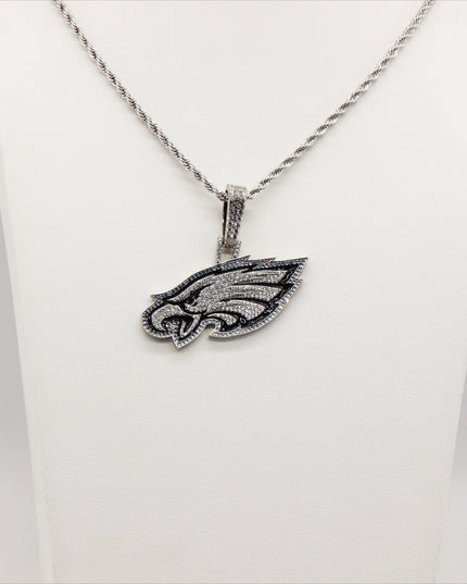 Philadelphia Eagles Zircon Pendant Necklace – Perfect Fan Gift for Game Day & Holidays