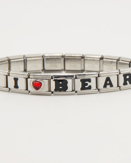 Chicago Bears Italian Charm Bracelet – Perfect Valentine’s Day, Holiday & Any Occasion Gift for Fans