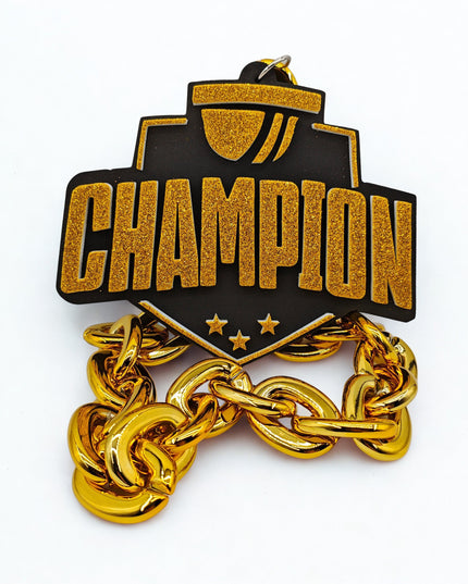 MVP & Champion EVA Fan Support Necklace – 30 Inch Game Day Sports Fan Gift