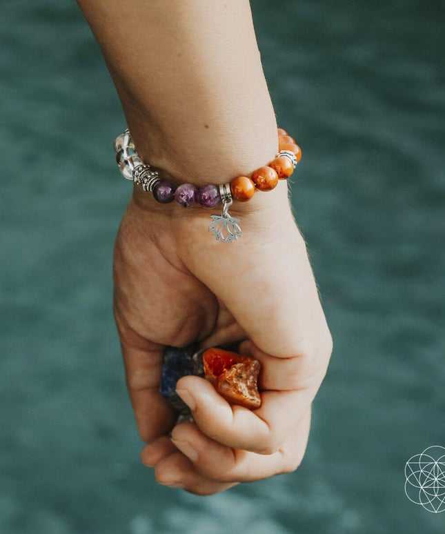 7 Chakra Bracelet and Stones Set