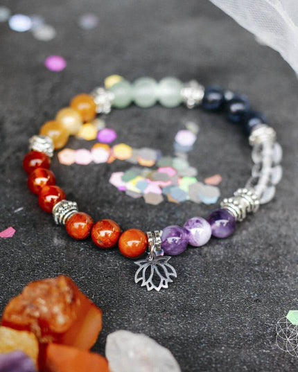 7 Chakra Bracelet and Stones Set
