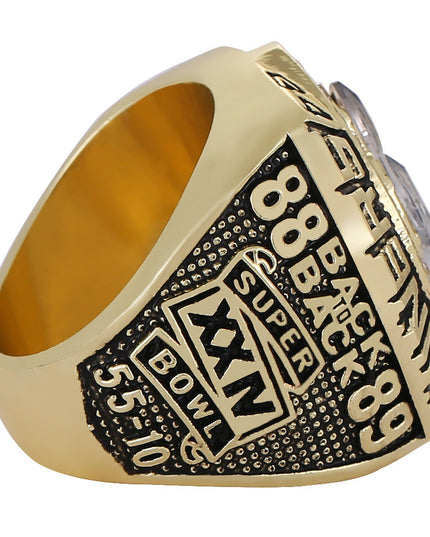 San Francisco 49ers Dynasty Era Ring & Trophy Set – Championship Replica Collector Display