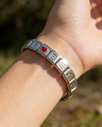 Chicago Bears Italian Charm Bracelet – Perfect Valentine’s Day, Holiday & Any Occasion Gift for Fans