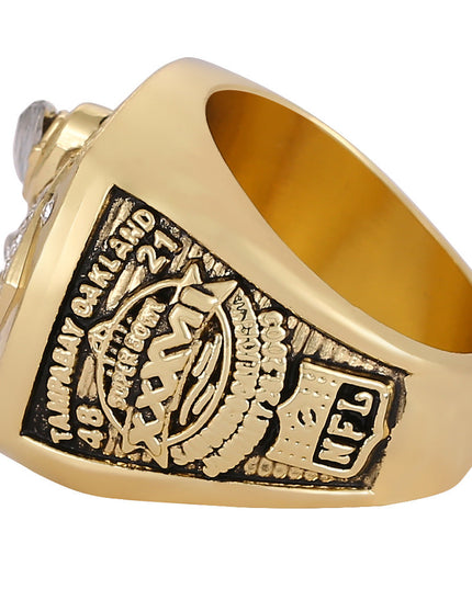 Tampa Bay Buccaneers Championship Ring & Trophy Set – 2003 & 2021 Collectible with Display Box