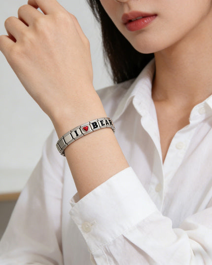 Chicago Bears Italian Charm Bracelet – Perfect Valentine’s Day, Holiday & Any Occasion Gift for Fans