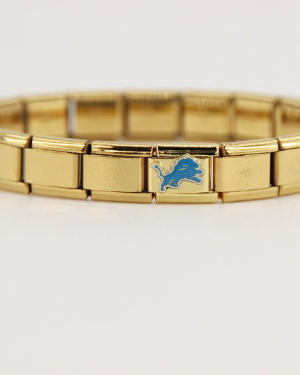 Football Team Logo Italian Charm Bracelet – Custom Gifts for Fans
