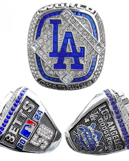 Los Angeles Dodgers World Series Championship Rings Set -Baseball Fan Gift & Memorabilia