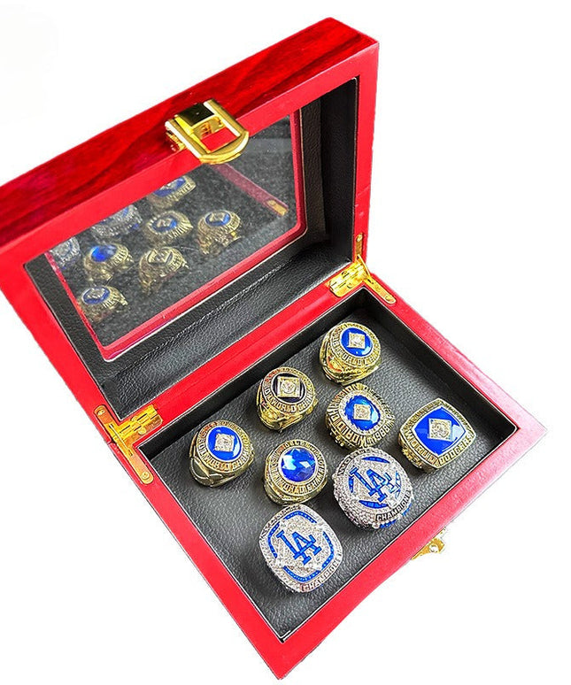 Los Angeles Dodgers World Series Championship Rings Set -Baseball Fan Gift & Memorabilia