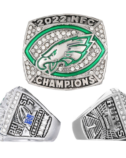 Philadelphia Eagles Championship Ring Set – 5pcs Super Bowl Replica Collectible Set