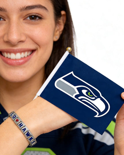 Seattle Seahawks Italian Charm Bracelet – Personalized Fan Gift for  for Birthdays, Holidays & Game Day