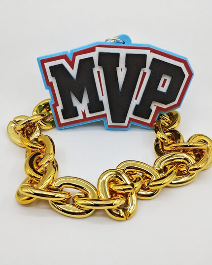 MVP & Champion EVA Fan Support Necklace – 30 Inch Game Day Sports Fan Gift