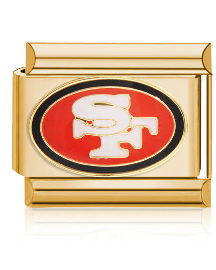 Football Team Logo Italian Charm Bracelet – Custom Gifts for Fans