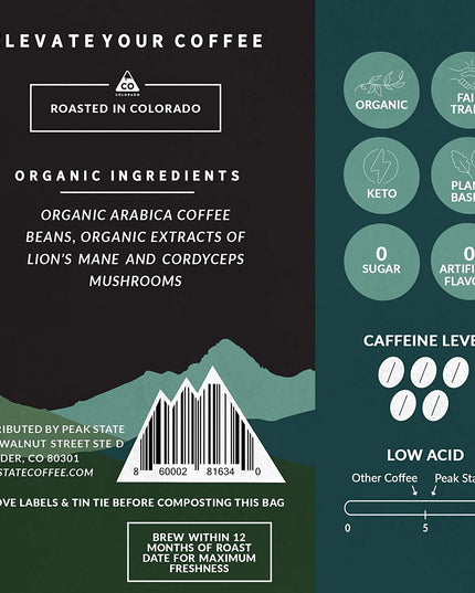 [FM] BRAIN SUSTAIN Dark Roast - 5lb