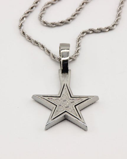 Dallas Cowboys Zircon Star Necklace –   Gift for Game Day, Birthday & Holiday