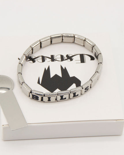 Buffalo Bills Italian Charm Bracelet – Perfect Fan Gift for Birthday, Christmas, Valentine’s Day & Game Day