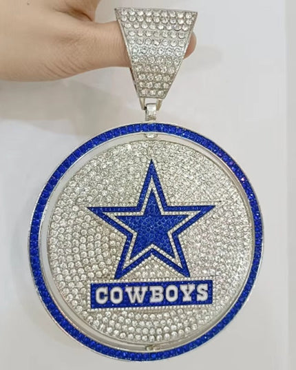 Rotating Sports Team Logo Pendant Necklace –  Perfect Gifts for True Fans