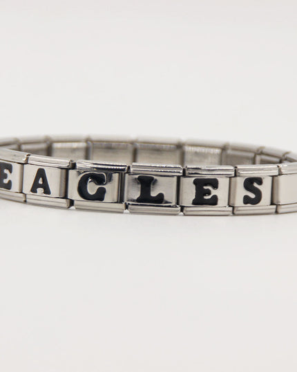 GO BIRDS  Italian Charm Bracelet -Game Day & Special Gift for Eagles Fans