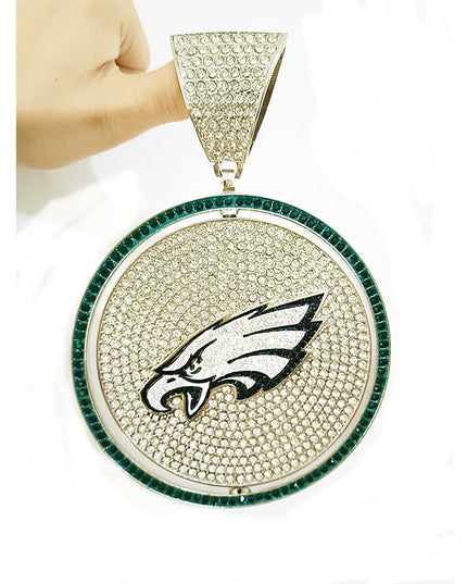 Rotating Sports Team Logo Pendant Necklace –  Perfect Gifts for True Fans