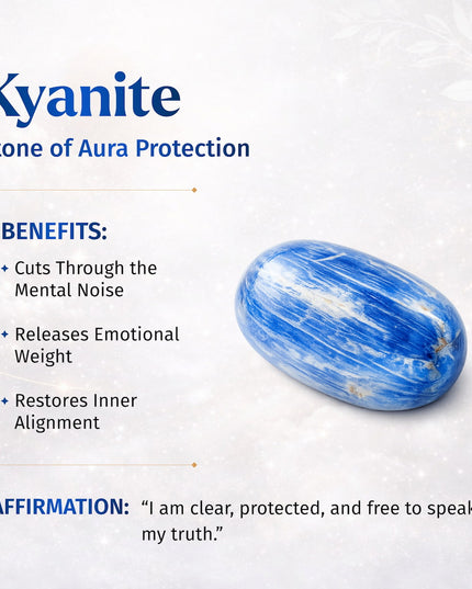 The Aura Shield - Rare Kyanite Pendant